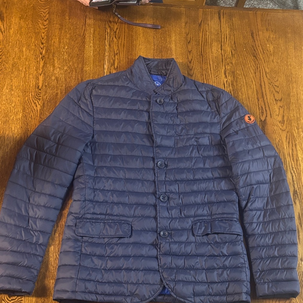 SAVE THE DUCK Men's GIGA Puffer Jacket in Navy